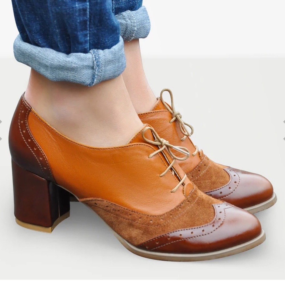 NIB Julia Bo Holborn Oxford pumps size 9-9.5